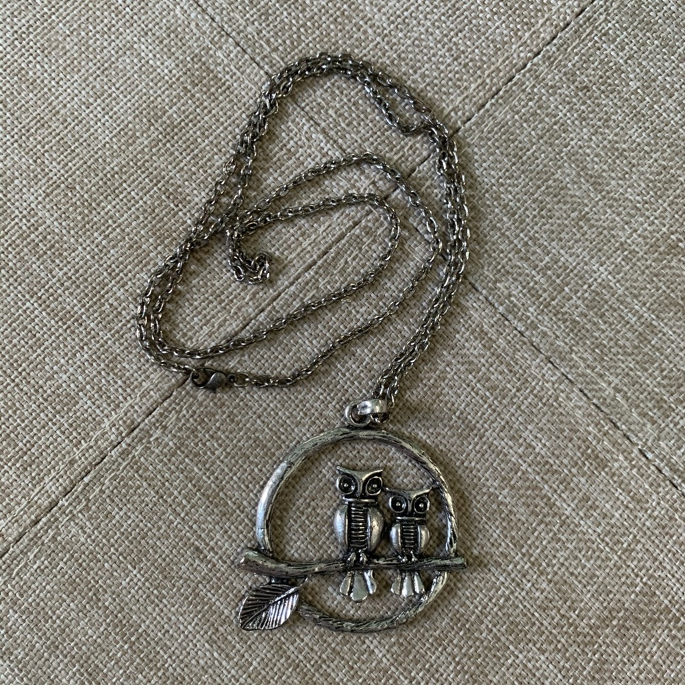 Owls Pendant Necklace